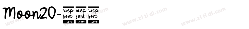 Moon20字体转换