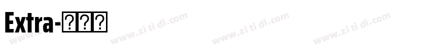Extra字体转换