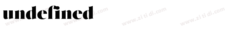 undefined字体转换