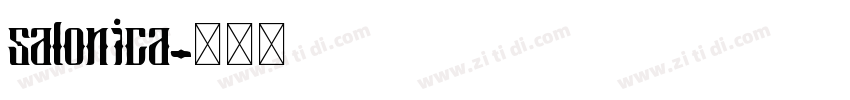 salonica字体转换