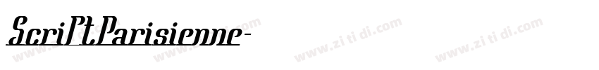 ScriptParisienne字体转换 ScriptParisienne字体转换