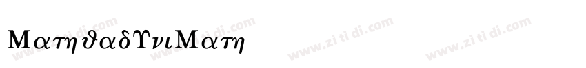 MathcadUniMath字体转换