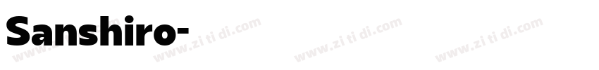 Sanshiro字体转换