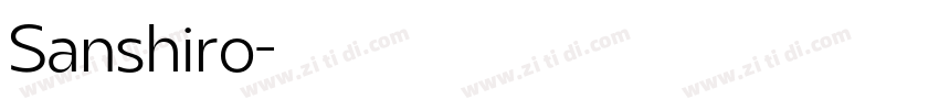 Sanshiro字体转换