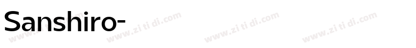 Sanshiro字体转换