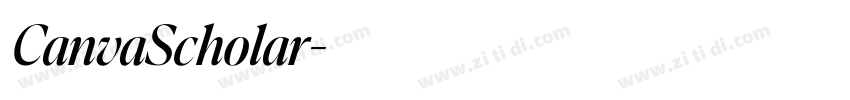 CanvaScholar字体转换