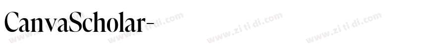 CanvaScholar字体转换
