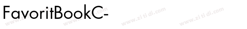 FavoritBookC字体转换