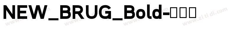 NEW_BRUG_Bold字体转换