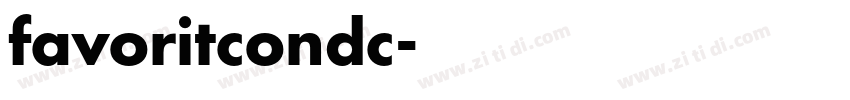 favoritcondc字体转换