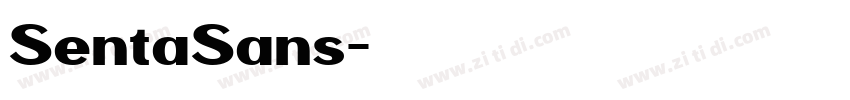 SentaSans字体转换 SentaSans字体转换