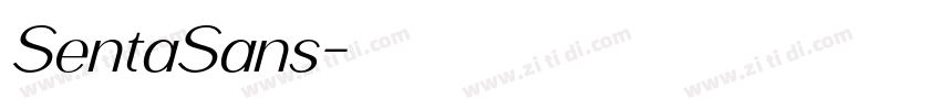 SentaSans字体转换 SentaSans字体转换