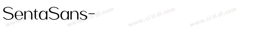 SentaSans字体转换 SentaSans字体转换