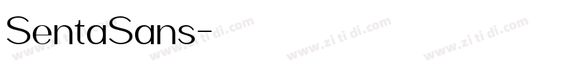 SentaSans字体转换 SentaSans字体转换