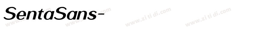 SentaSans字体转换 SentaSans字体转换