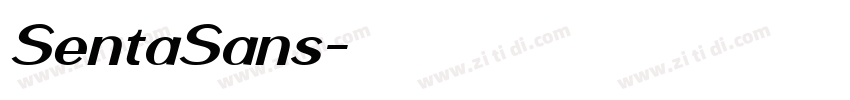 SentaSans字体转换 SentaSans字体转换
