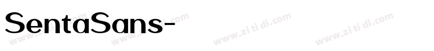 SentaSans字体转换 SentaSans字体转换