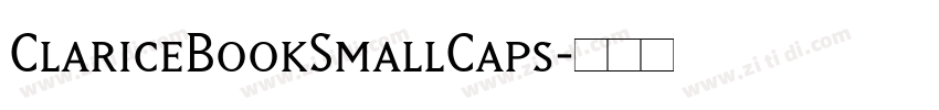 ClariceBookSmallCaps字体转换