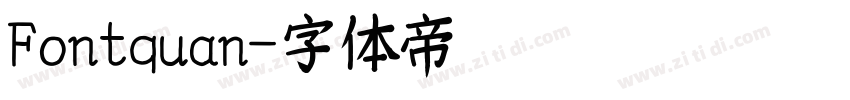 Fontquan字体转换