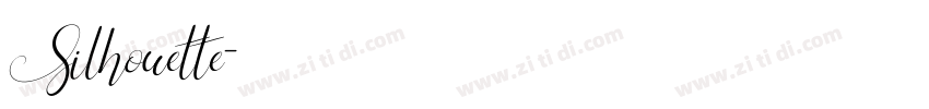 Silhouette字体转换