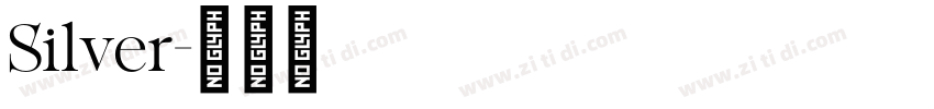 Silver字体转换
