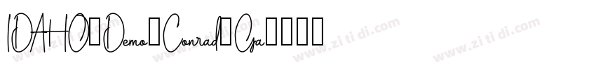 IDAHO_Demo_Conrad_Ga字体转换 IDAHO_Demo_Conrad_Ga字体转换