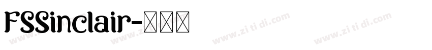 FSSinclair字体转换