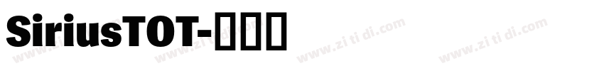 SiriusTOT字体转换