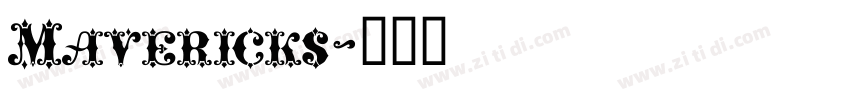 Mavericks字体转换