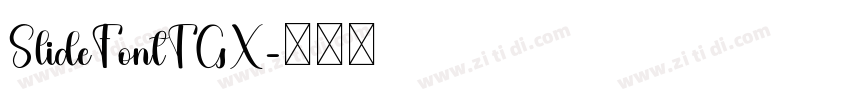 SlideFontTGX字体转换
