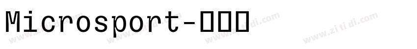 Microsport字体转换