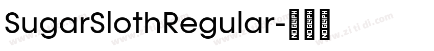 SugarSlothRegular字体转换