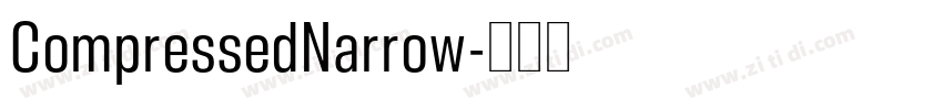 CompressedNarrow字体转换