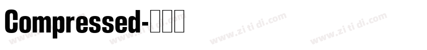 Compressed字体转换