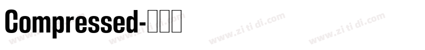 Compressed字体转换