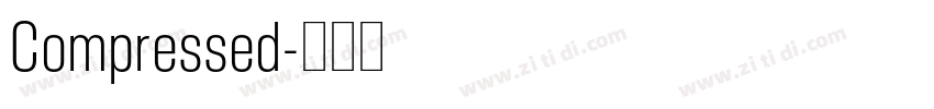 Compressed字体转换