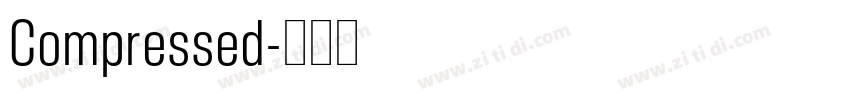 Compressed字体转换