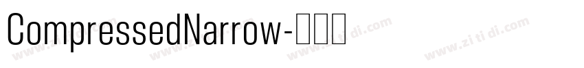 CompressedNarrow字体转换