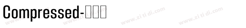 Compressed字体转换