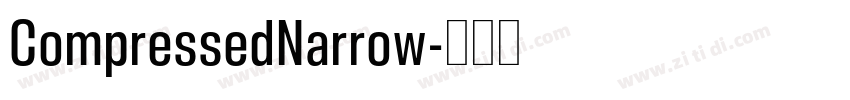 CompressedNarrow字体转换