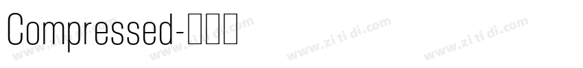 Compressed字体转换