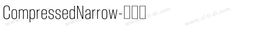 CompressedNarrow字体转换