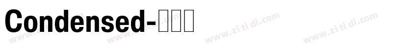 Condensed字体转换