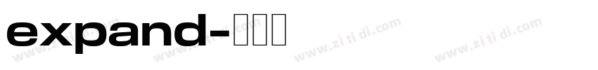 expand字体转换