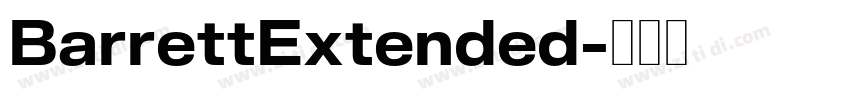 BarrettExtended字体转换
