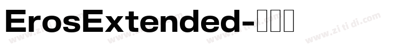 ErosExtended字体转换