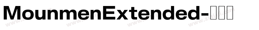MounmenExtended字体转换