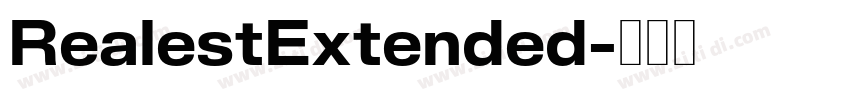 RealestExtended字体转换
