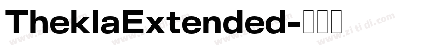 TheklaExtended字体转换