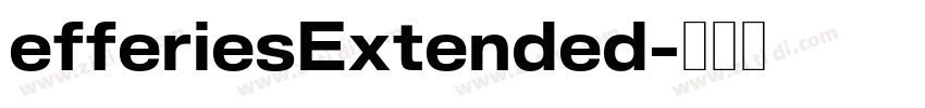 efferiesExtended字体转换